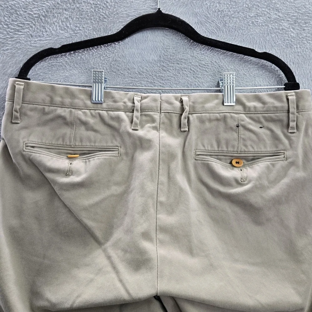 Banana Republic Men Pants 33x30 Beige Vintage Straight‎ Button 28
